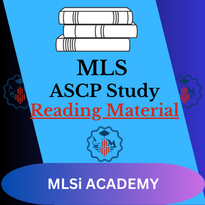 MLS ASCP Reading List To Study For MLS ASCP & MLS ASCPi